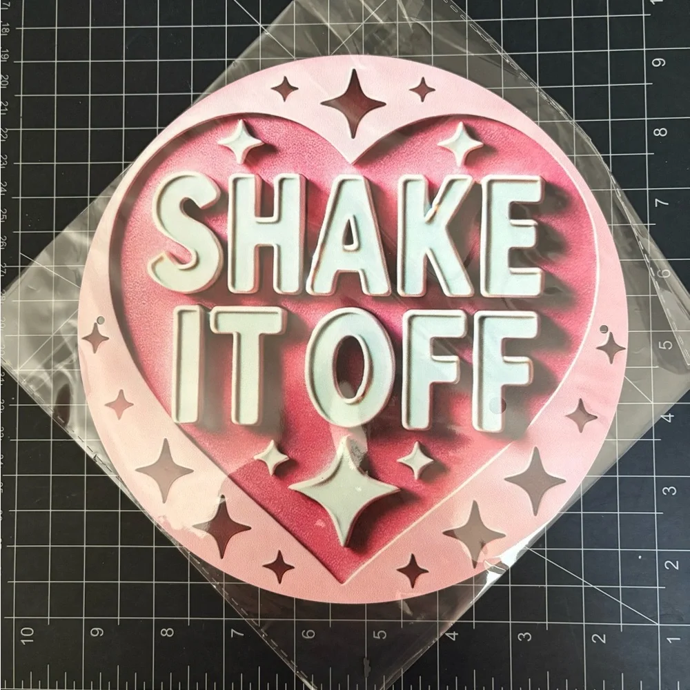 Pink and White Heart Party Decoration with Stars Shake it Off